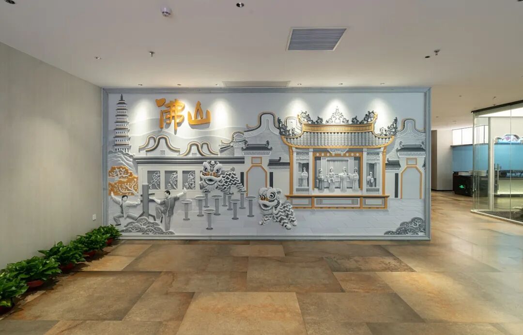 발포 세라믹 옅은 부조