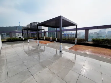 한국 모델하우스 옥상